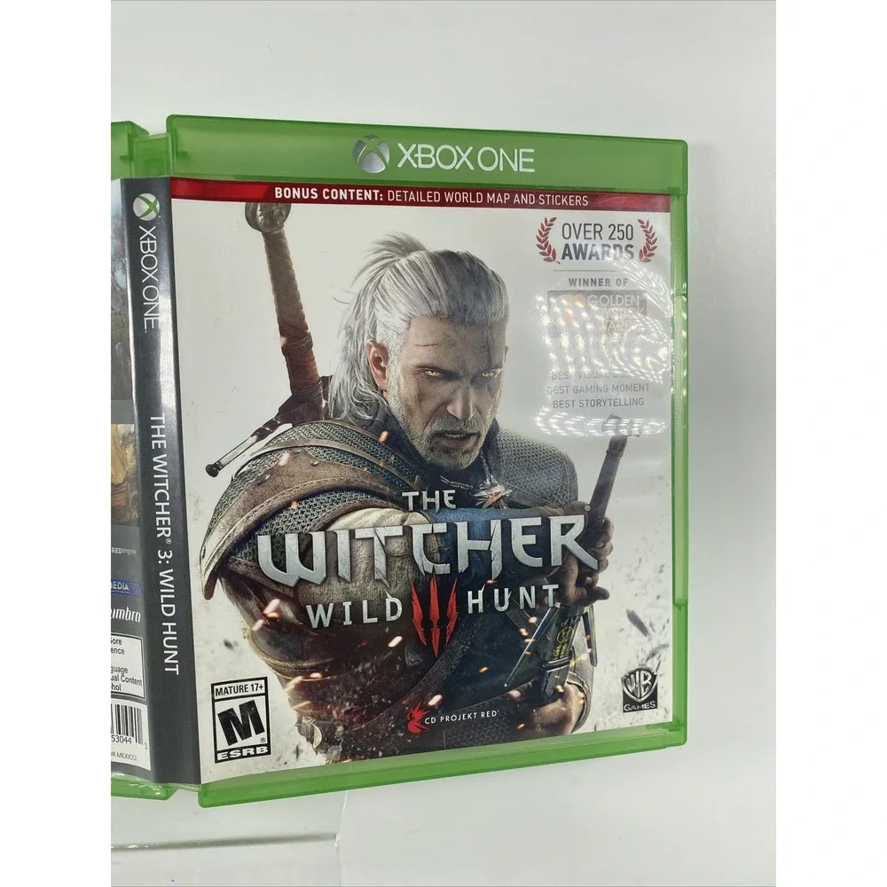 The Witcher: Wild‎ Hunt Xbox One Microsoft, XB1, Tested, Map Inside, Excellent!!